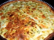 Pastel de puerros