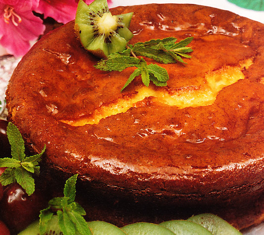 Pastel de queso Brie