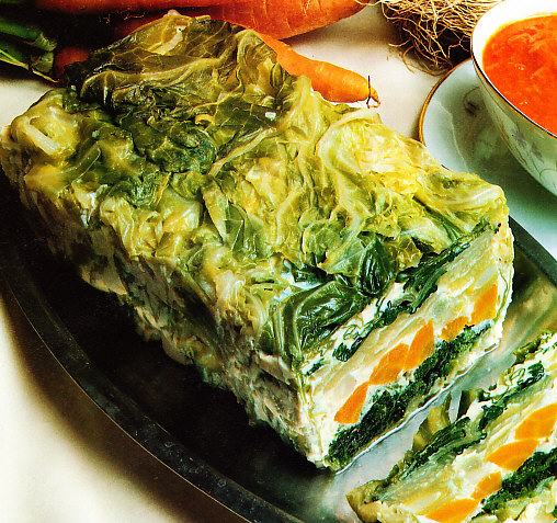 Pastel de verduras a la antigua