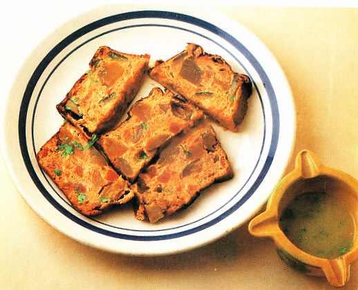 Pastel de verduras al limón