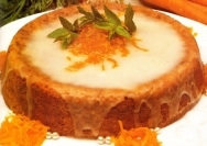 Pastel de zanahorias y avellanas