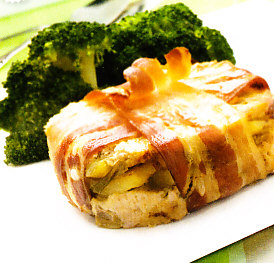 Pasteles de pavo con brócoli