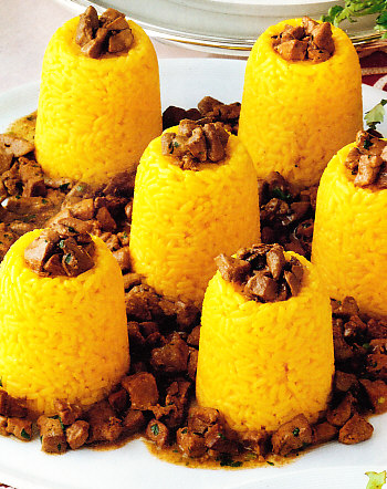 Pastelitos de arroz con higadillos