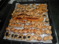 Pastitas de hojaldre saladas