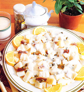 Patatas al roquefort