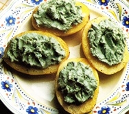 Patatas asadas con crema de roquefort