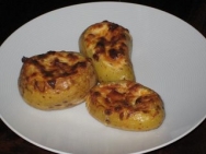 Patatas asadas con queso