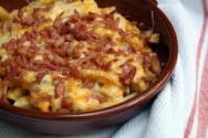 Patatas con bacon gratinadas