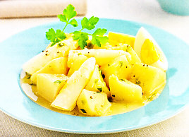 Patatas en salsa verde
