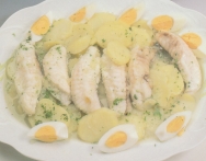 Patatas guisadas con rape