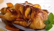 Pato a la naranja al Curaçao