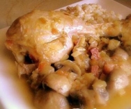 Pavo a la cebolla