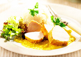 Pechuga de pavo asada