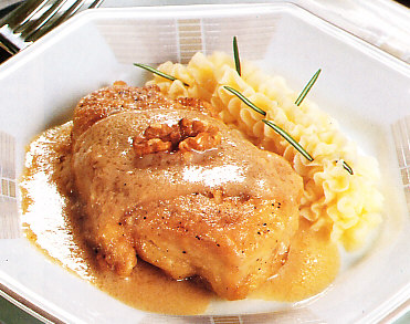 Pechugas a la mantequilla de nueces