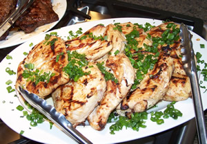 Pechugas de pollo a la plancha