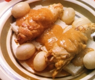 Pechugas de pollo mechadas