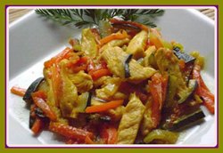 Pechugas de pollo salteadas con setas