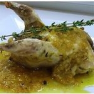 Perdiz roja al vino