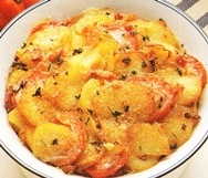 Pescadilla y patatas al horno
