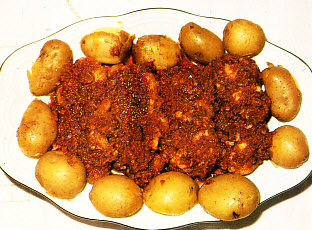 Pescado embarrado