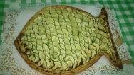 Pez de atún y calabacín