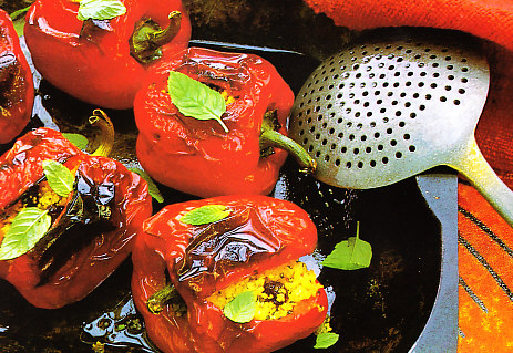 Pimientos rellenos de cuscús