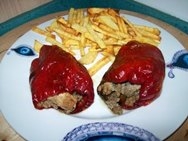 Pimientos rojos rellenos