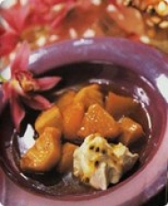 Piña al horno con especias