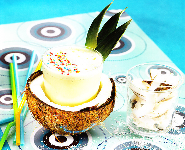 Piña colada para niños