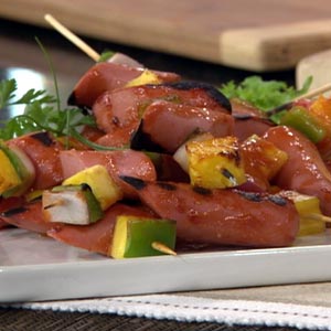 Pinchos de pavo al cilantro