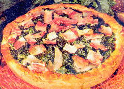 Pizza de acelgas