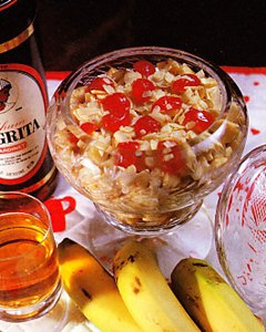 Plátanos con almendras