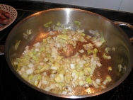 Pochando el puerro