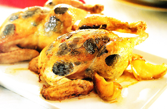 Pollitos trufados