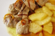 Pollo a la piña