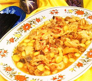 Pollo a las almendras
