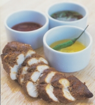 Pollo ahumado al té verde