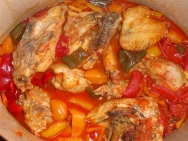 Pollo al estilo de Bilbao