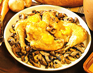 Pollo al jerez oloroso