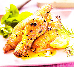 Pollo al limón y romero