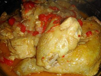 Pollo al pimentón picante