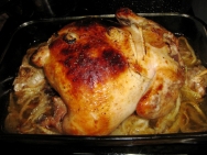 Pollo al vermut