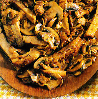 Pollo asado al vermut