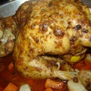 Pollo asado marroquí