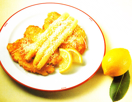 Pollo con espárragos