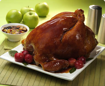 Pollo de corral relleno 