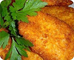 Pollo empanado