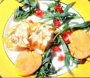 Pollo en gelatina