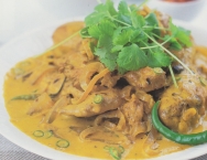 Pollo picante al coco de Tamil
