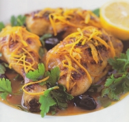 Pollo siciliano a la barbacoa